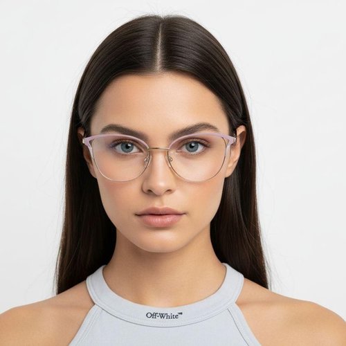 Lunettes papillon roses en métal #BS2425-0808