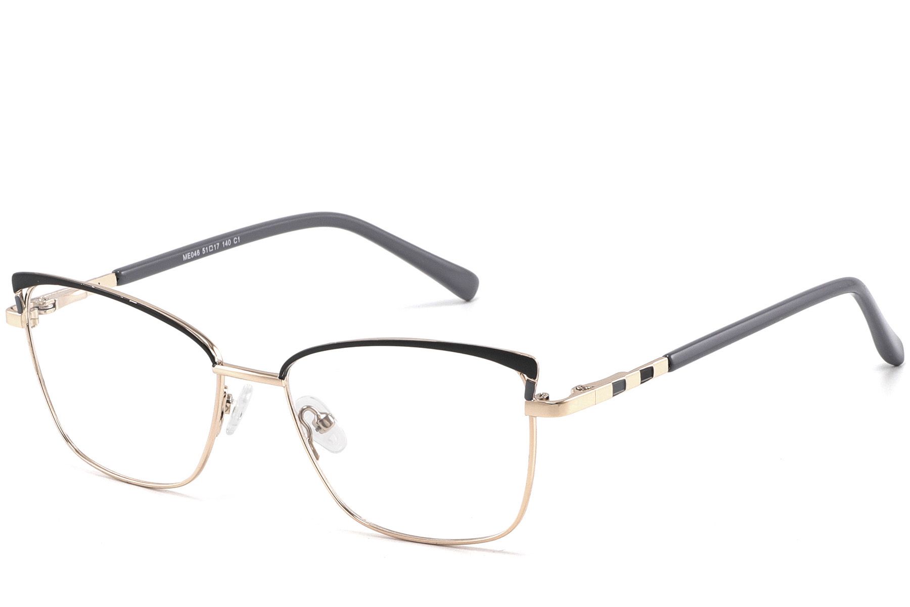 Butterfly Black Metal Glasses #BS2425-0809