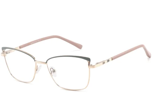 Lunettes papillon en métal vert #BS2425-0810