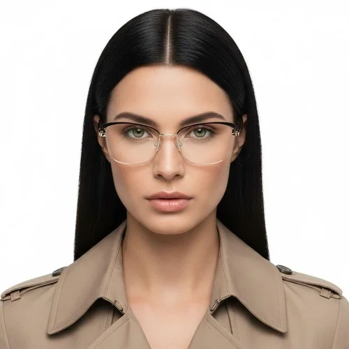 Lunettes papillon en métal noir #BS2425-0811
