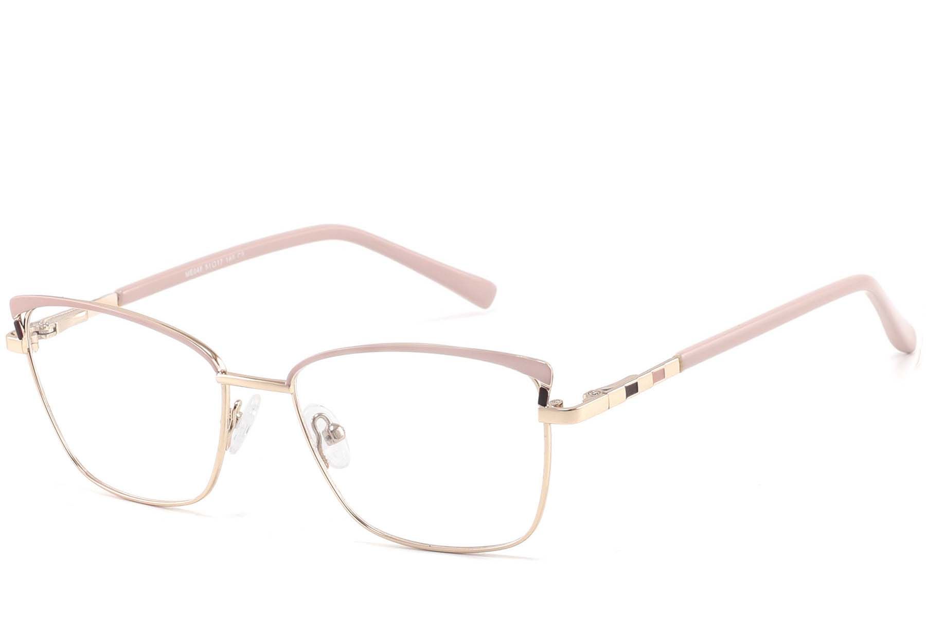 Lunettes papillon roses en métal #BS2425-0813