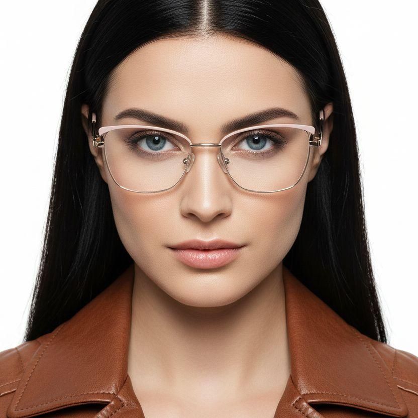 Butterfly Pink Metal Glasses #BS2425-0813