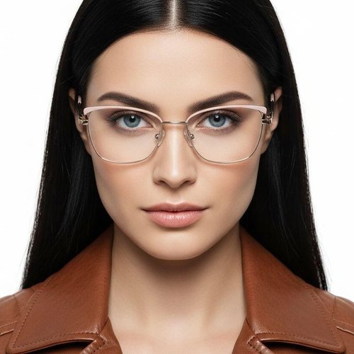 Lunettes papillon roses en métal #BS2425-0813