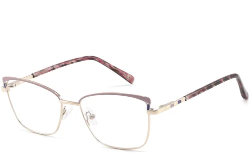 Lunettes papillon roses en métal #BS2425-0814