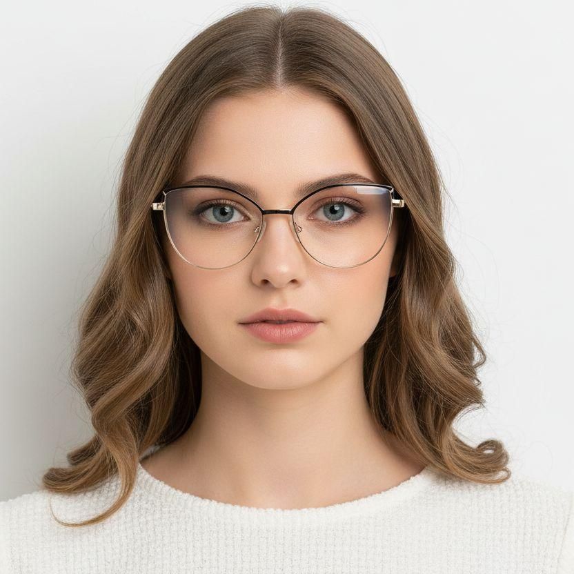 Butterfly Black Metal Glasses #BS2425-0817