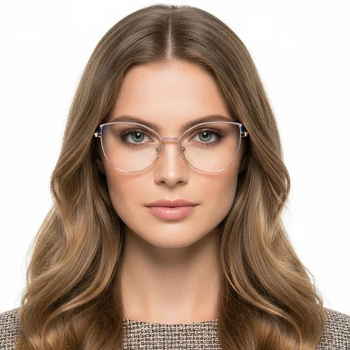 Lunettes papillon roses en métal #BS2425-0820
