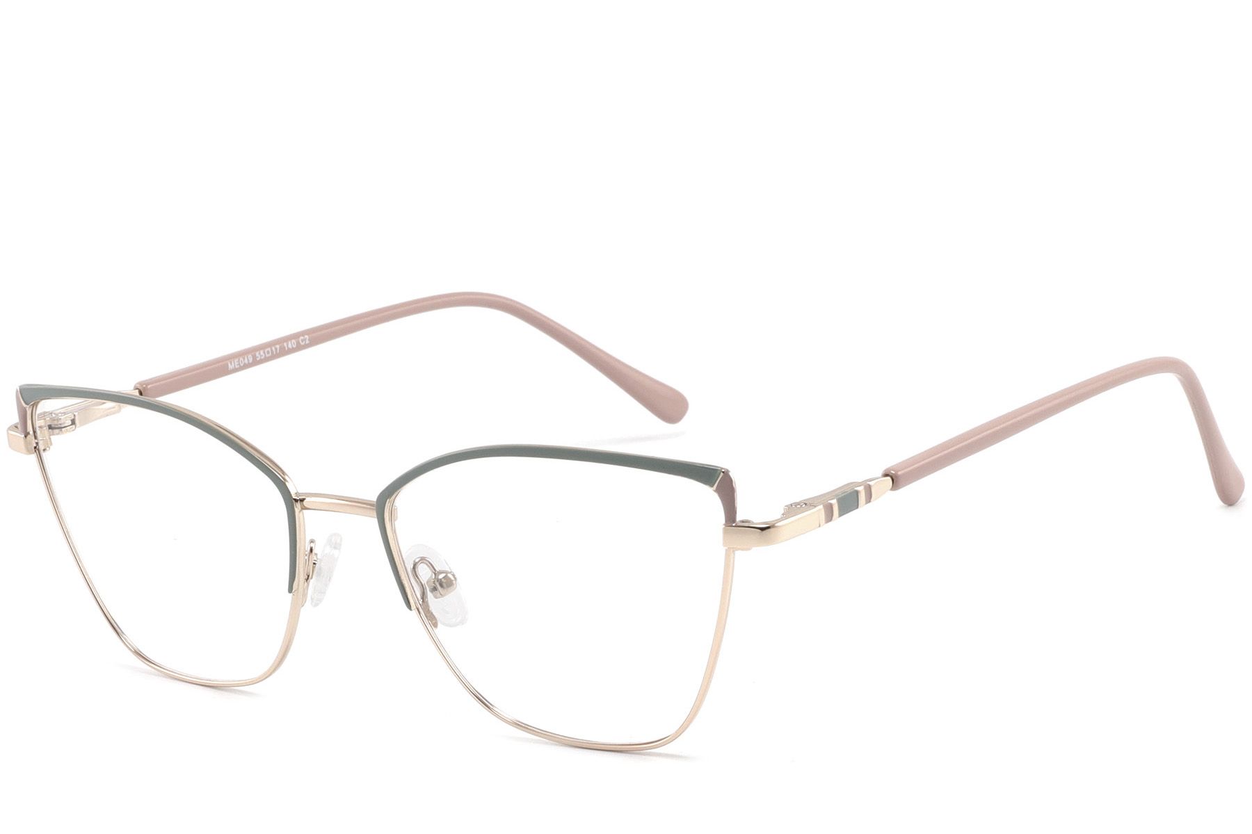 Butterfly Green Metal Glasses #BS2425-0828