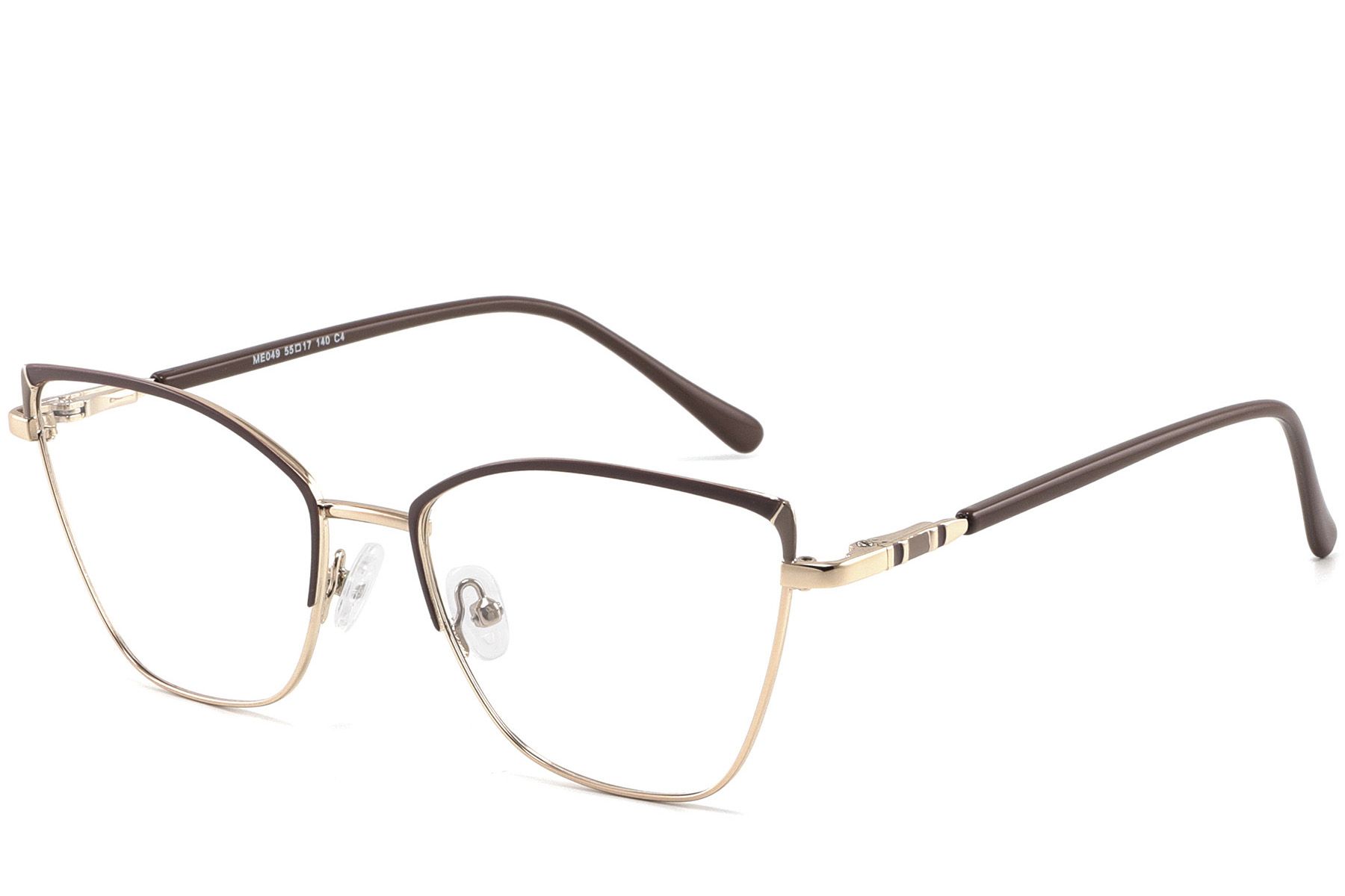 Butterfly Brown Metal Glasses #BS2425-0830