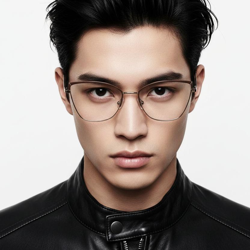 Butterfly Brown Metal Glasses #BS2425-0830