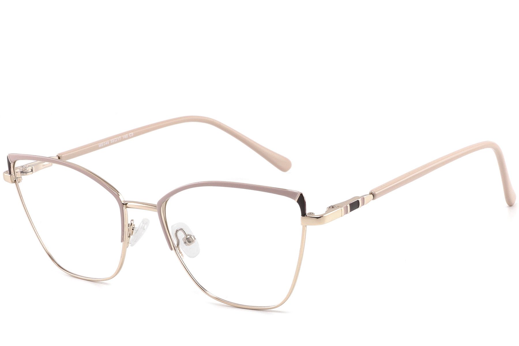 Butterfly Pink Metal Glasses #BS2425-0831