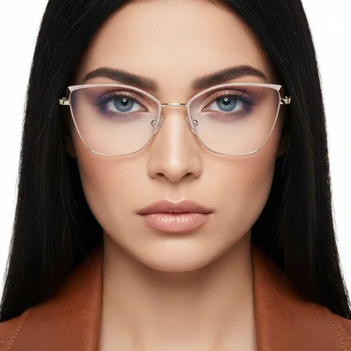 Lunettes papillon roses en métal #BS2425-0831