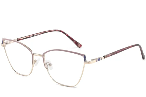 Lunettes papillon roses en métal #BS2425-0832