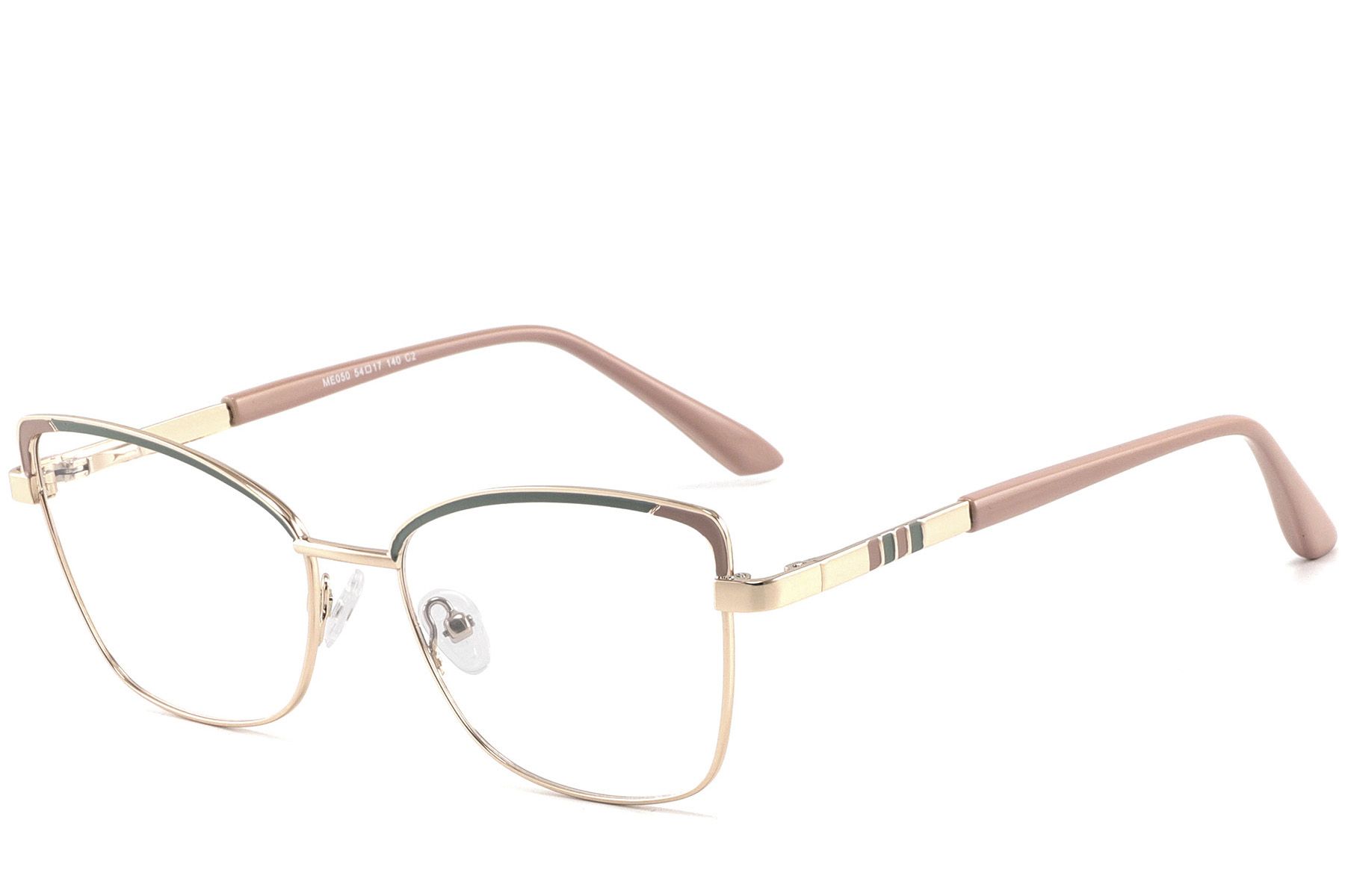 Butterfly Green Metal Glasses #BS2425-0834