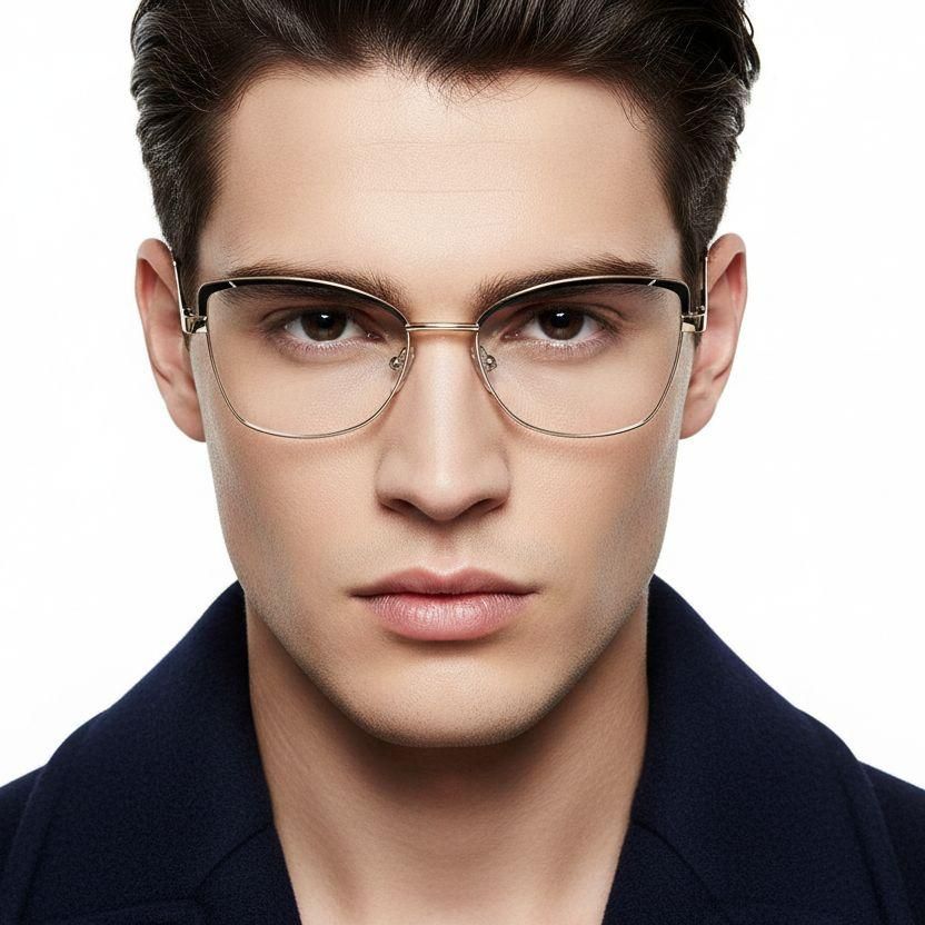 Butterfly Black Metal Glasses #BS2425-0835