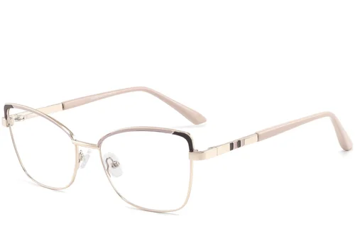 Lunettes papillon roses en métal #BS2425-0837
