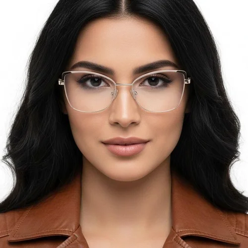 Lunettes papillon roses en métal #BS2425-0837