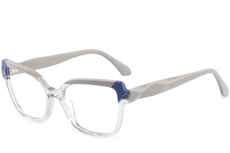 Butterfly Gray Acetate Glasses #BS2425-0842