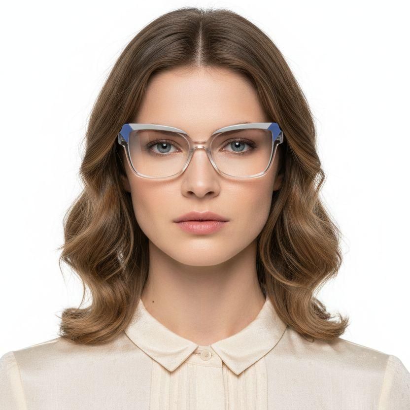 Butterfly Gray Acetate Glasses #BS2425-0842