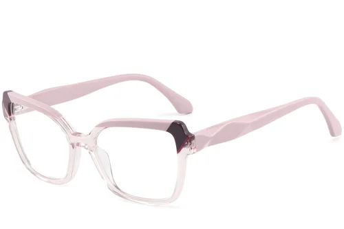 Lunettes en acétate rose papillon #BS2425-0843