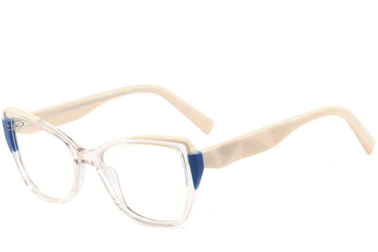 Butterfly Cream Acetate Glasses #BS2425-0844