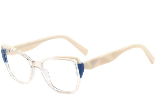 Butterfly Cream Acetate Glasses #BS2425-0844