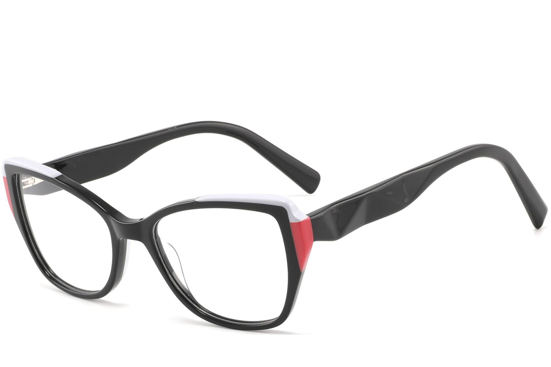 Butterfly Black Acetate Glasses #BS2425-0846