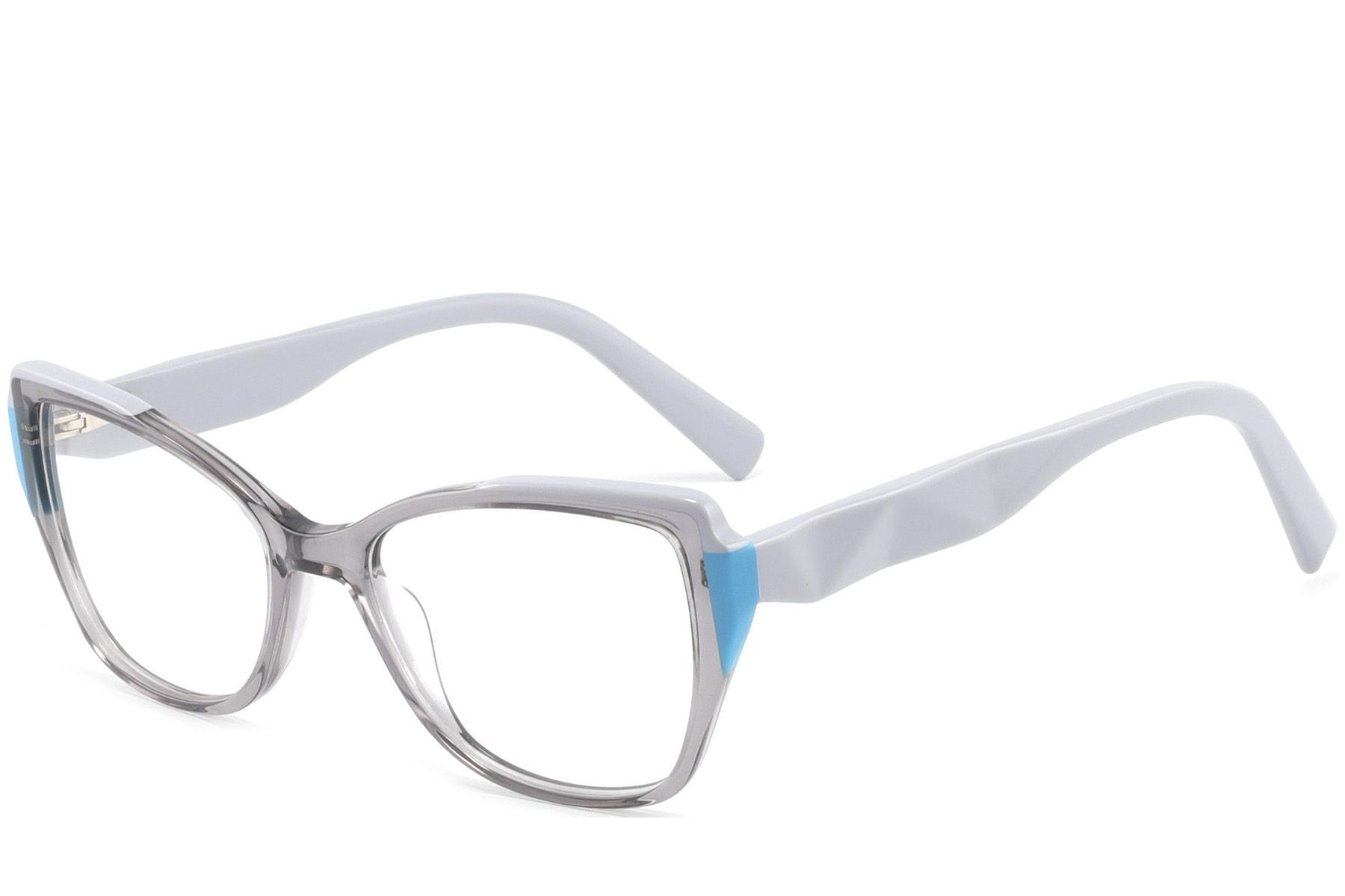 Butterfly Gray Acetate Glasses #BS2425-0847