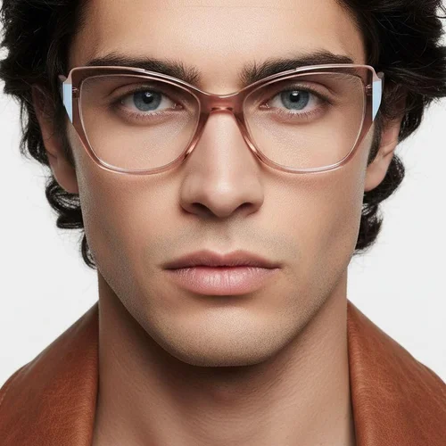 Lunettes papillon en acétate brun #BS2425-0848