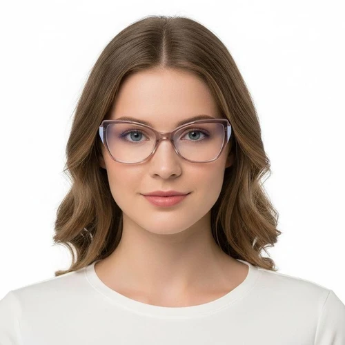 Schmetterlingsrosa Acetatbrille #BS2425-0849