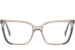 Rectangular Brown Acetate Glasses #BS2425-0852