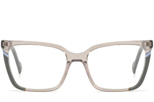 Rectangular Brown Acetate Glasses #BS2425-0852