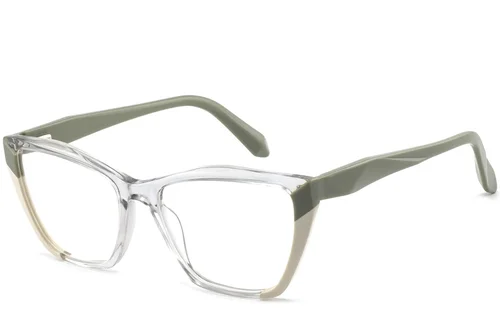 Lunettes en acétate gris papillon #BS2425-0866