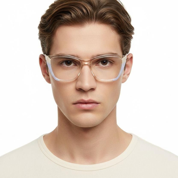 Butterfly Cream Acetate Glasses #BS2425-0867