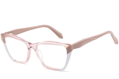 Lunettes en acétate rose papillon #BS2425-0869