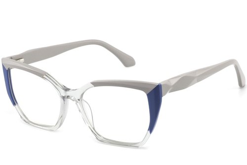 Lunettes en acétate gris papillon #BS2425-0872