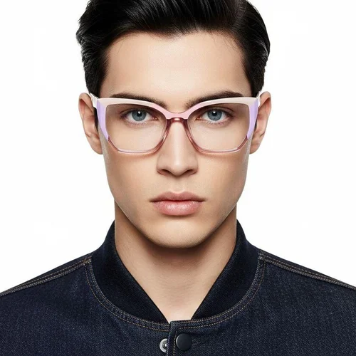 Lunettes en acétate rose papillon #BS2425-0874