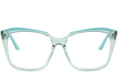 Rechteckige blaue Acetatgläser #BS2425-0879