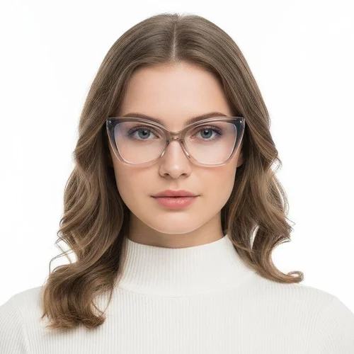 Lunettes en acétate gris papillon #BS2425-0888