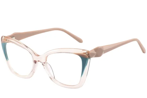 Lunettes papillon en acétate brun #BS2425-0889