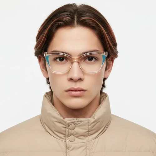 Lunettes papillon en acétate brun #BS2425-0889