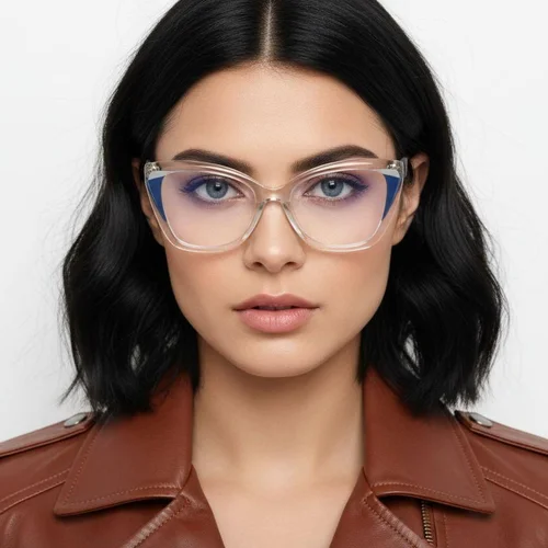 Lunettes en acétate gris papillon #BS2425-0890