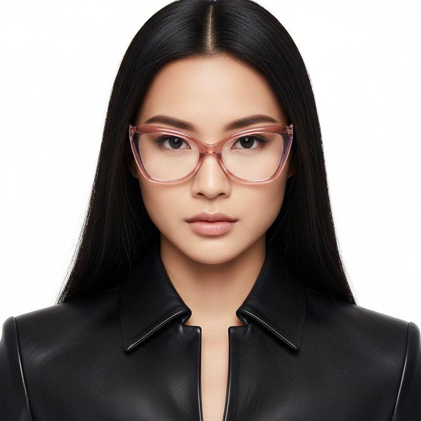 Butterfly Pink Acetate Glasses #BS2425-0892