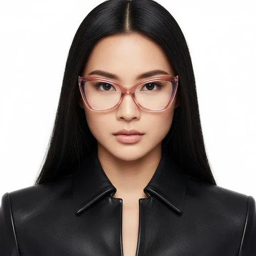 Lunettes en acétate rose papillon #BS2425-0892
