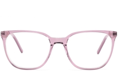 Rectangular Pink Acetate Glasses #BS2425-0893