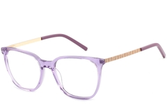 Rectangular Purple Acetate Glasses #BS2425-0896