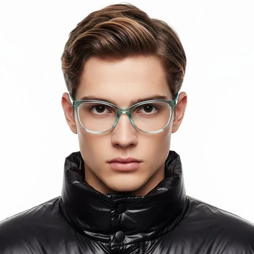 Lunettes en acétate vert papillon #BS2425-0903