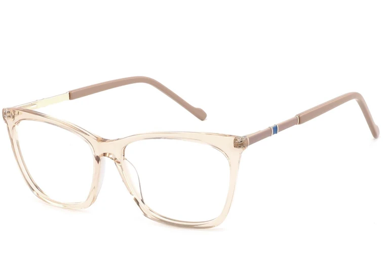 Gafas de acetato color naranja mariposa #BS2425-0906