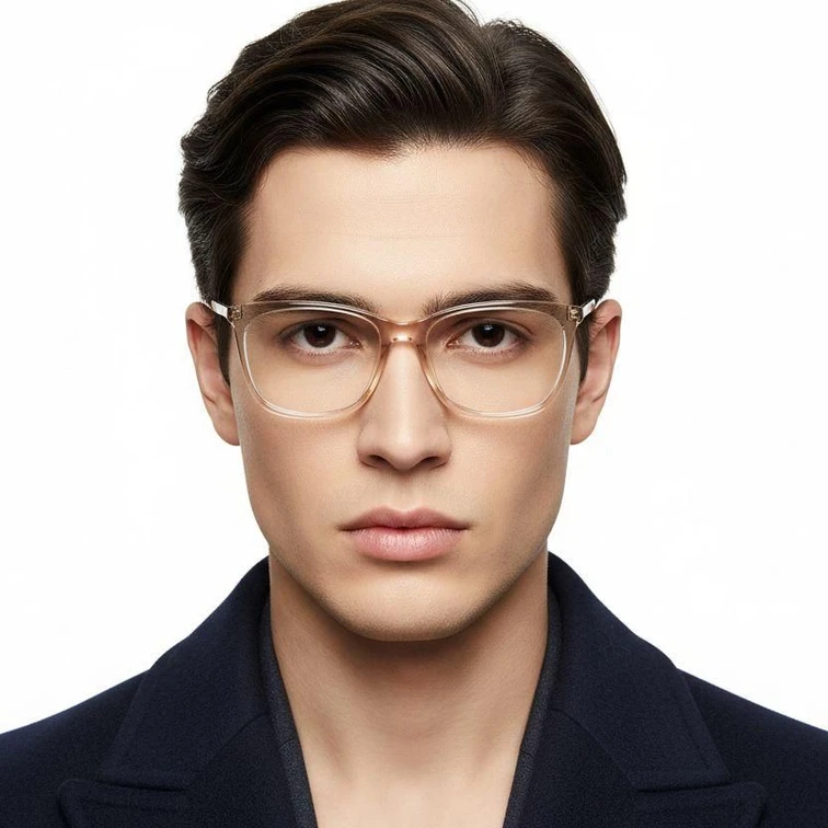 Gafas de acetato color naranja mariposa #BS2425-0906