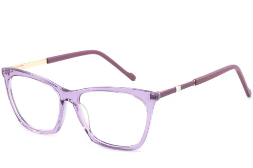 Lunettes papillon en acétate violet #BS2425-0907