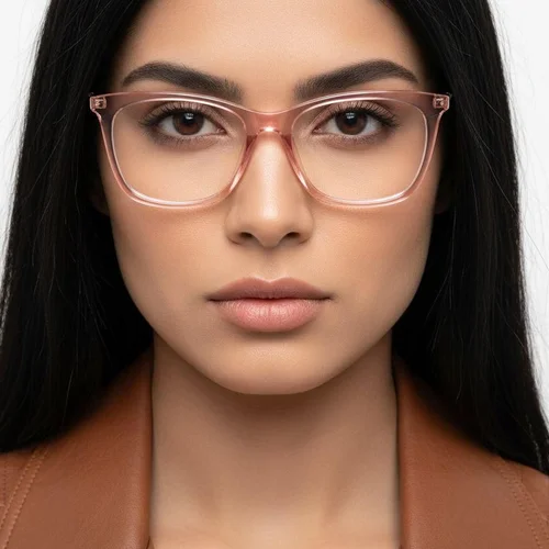 Lunettes en acétate rose papillon #BS2425-0908